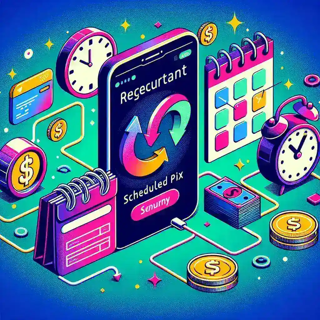 Certainly! For an article titled "Pix Agendado Recorrente: Tudo o que você precisa saber," an SEO-optimized alt text for an image could be: "Ilustração sobre o Pix Agendado Recorrente, destacando suas funcionalidades, vantagens e como utilizá-lo para pagamentos automáticos no sistema financeiro brasileiro." This alt text includes relevant keywords related to the topic, enhancing its SEO effectiveness while accurately describing the image.
